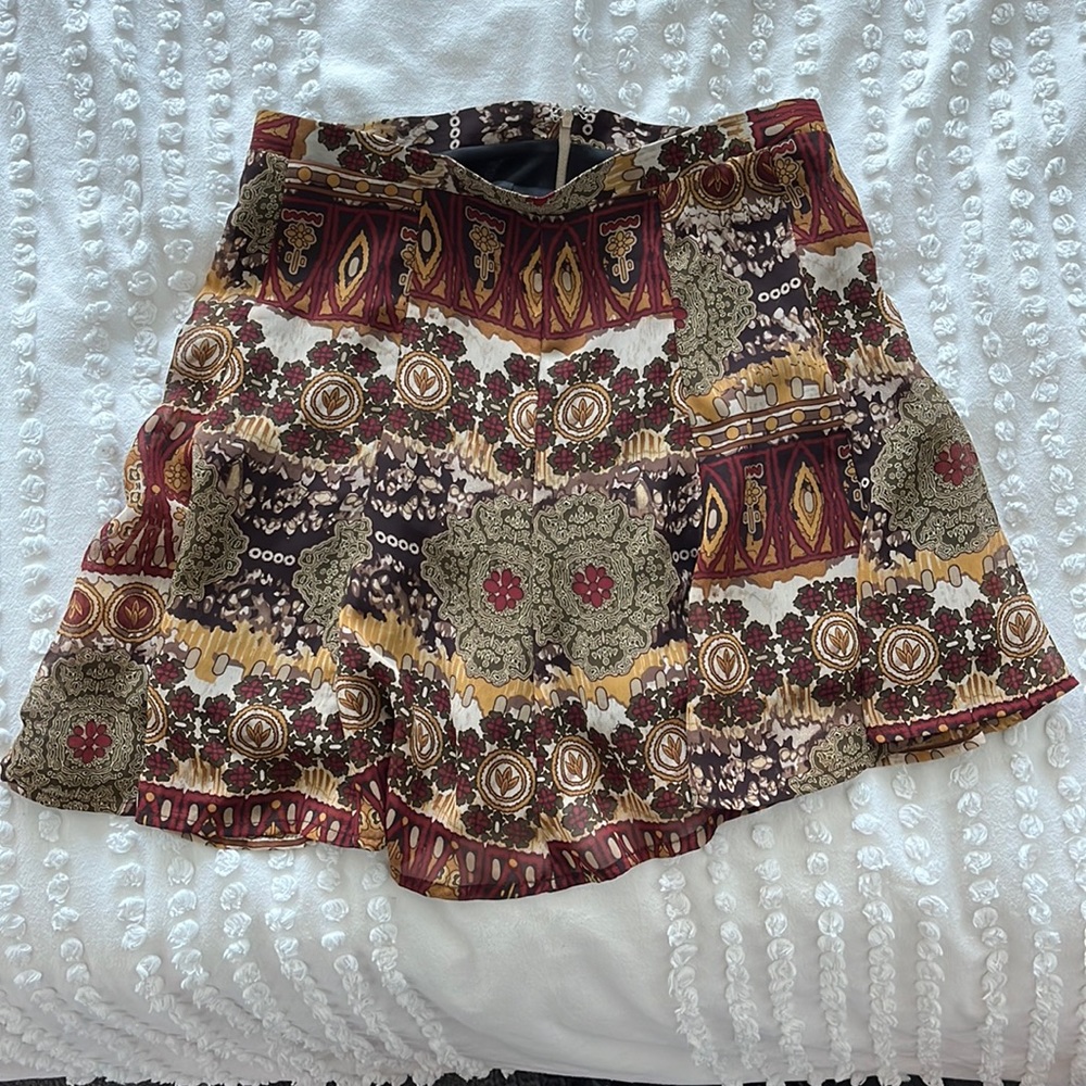 Show Me Your Mumu high waist boho mini skirt